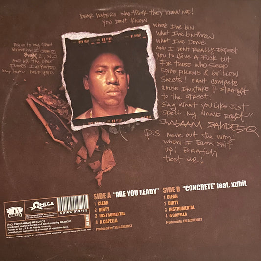 Shabaam Sahdeeq – Are You Ready / Concrete | Orig. US 1999