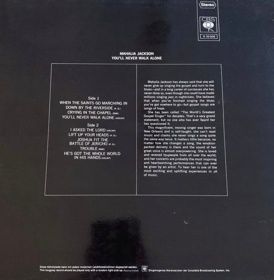 Mahalia Jackson – You'll Never Walk Alone (Greatest Gospel Hits) | GER Unknown Year