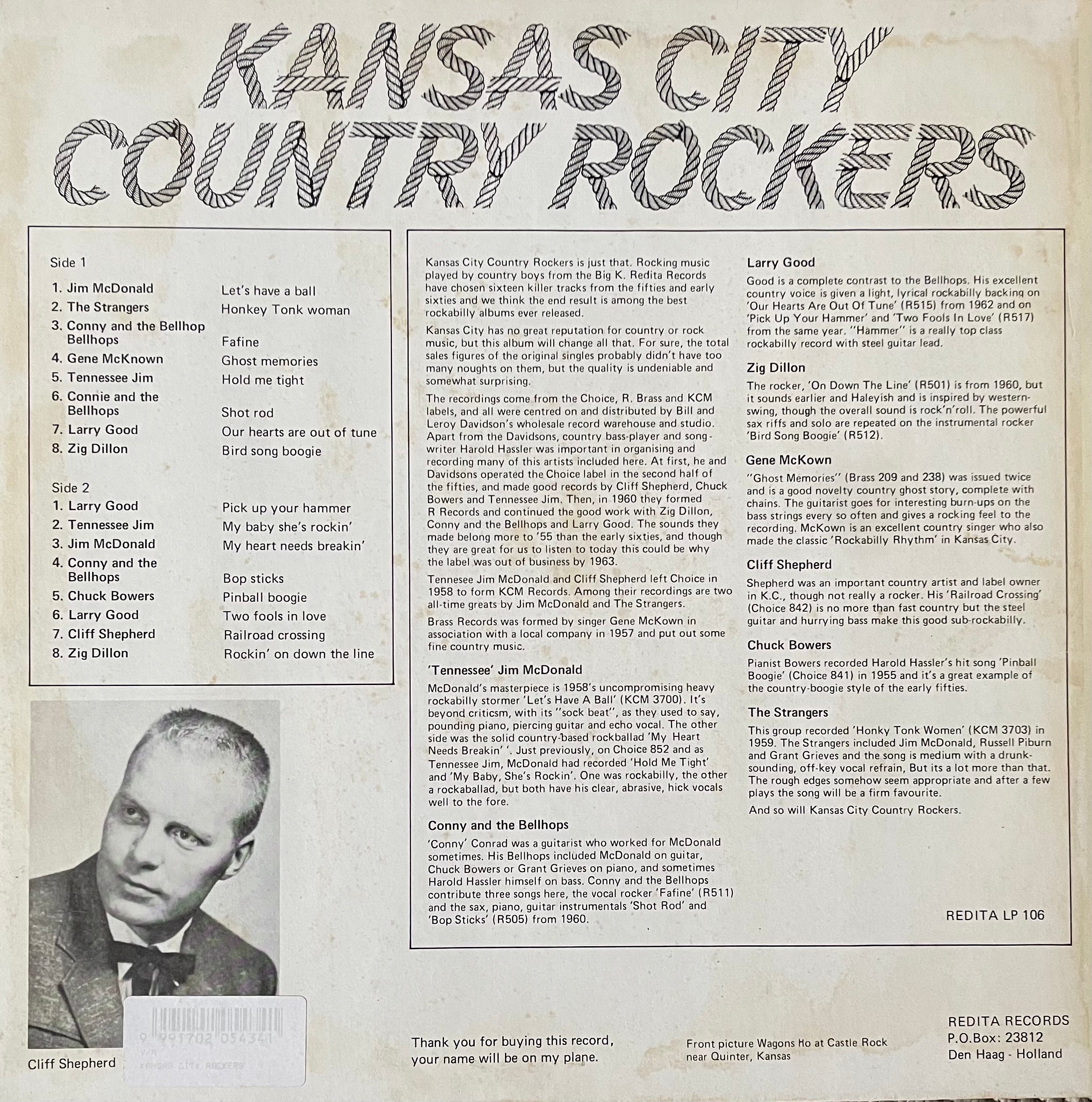 Various – Kansas City Country Rockers | Orig. NED 1979