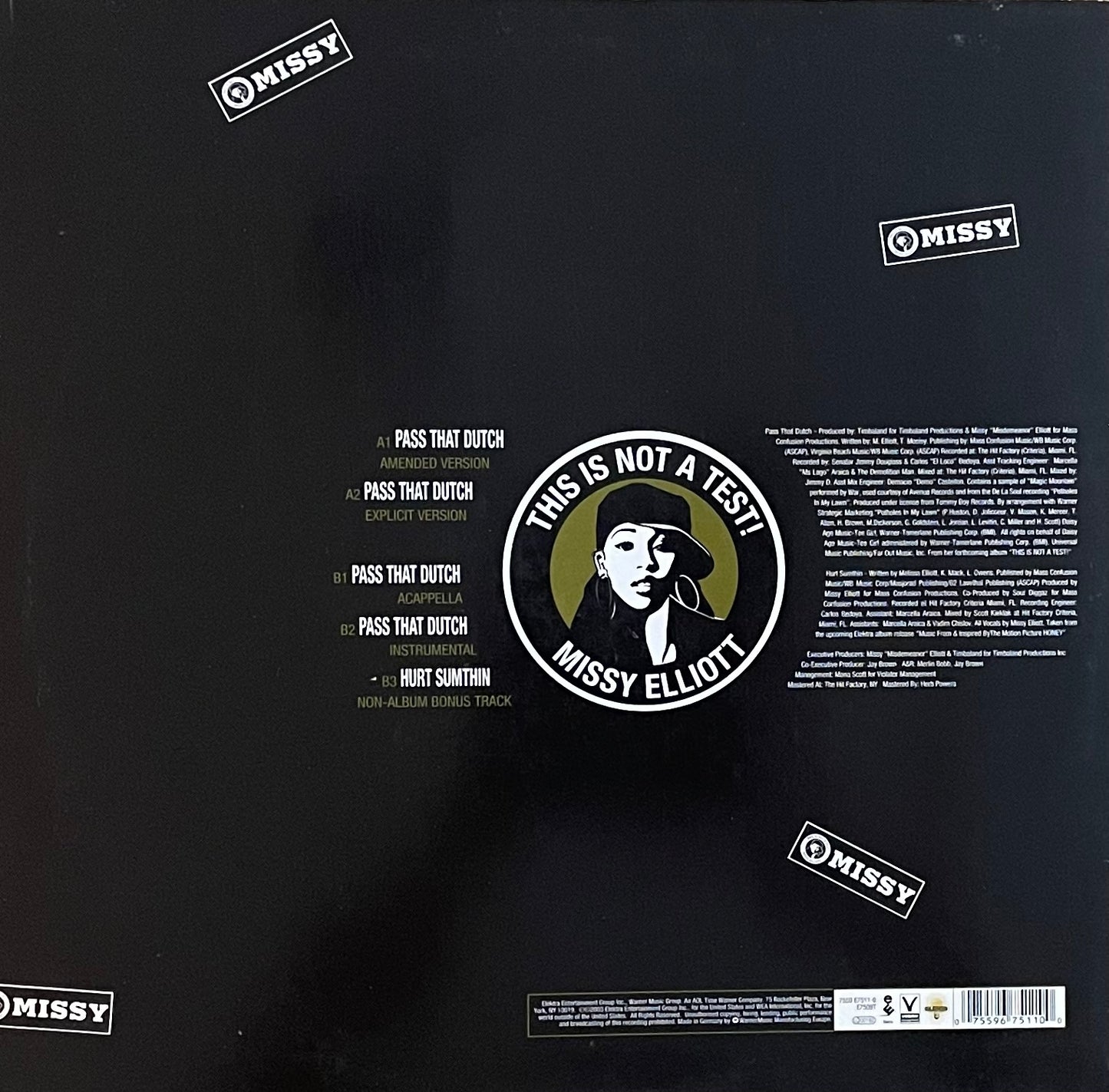 Missy Elliott – Pass That Dutch | Orig. EU 2003