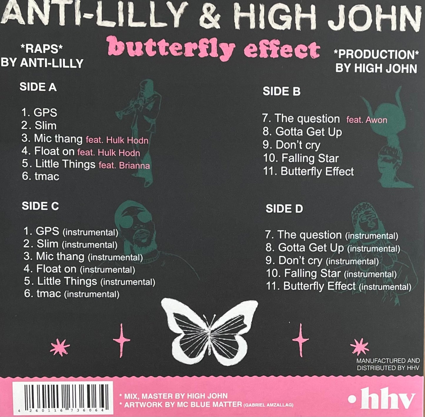 Anti Lilly, High John – Butterfly Effect | Orig. EU 2025 | Limited to 500