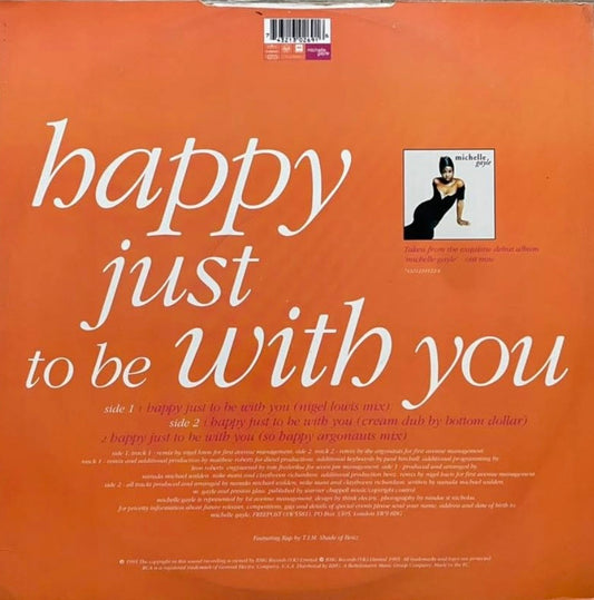 Michelle Gayle – Happy Just To Be With You | Orig. EU 1995