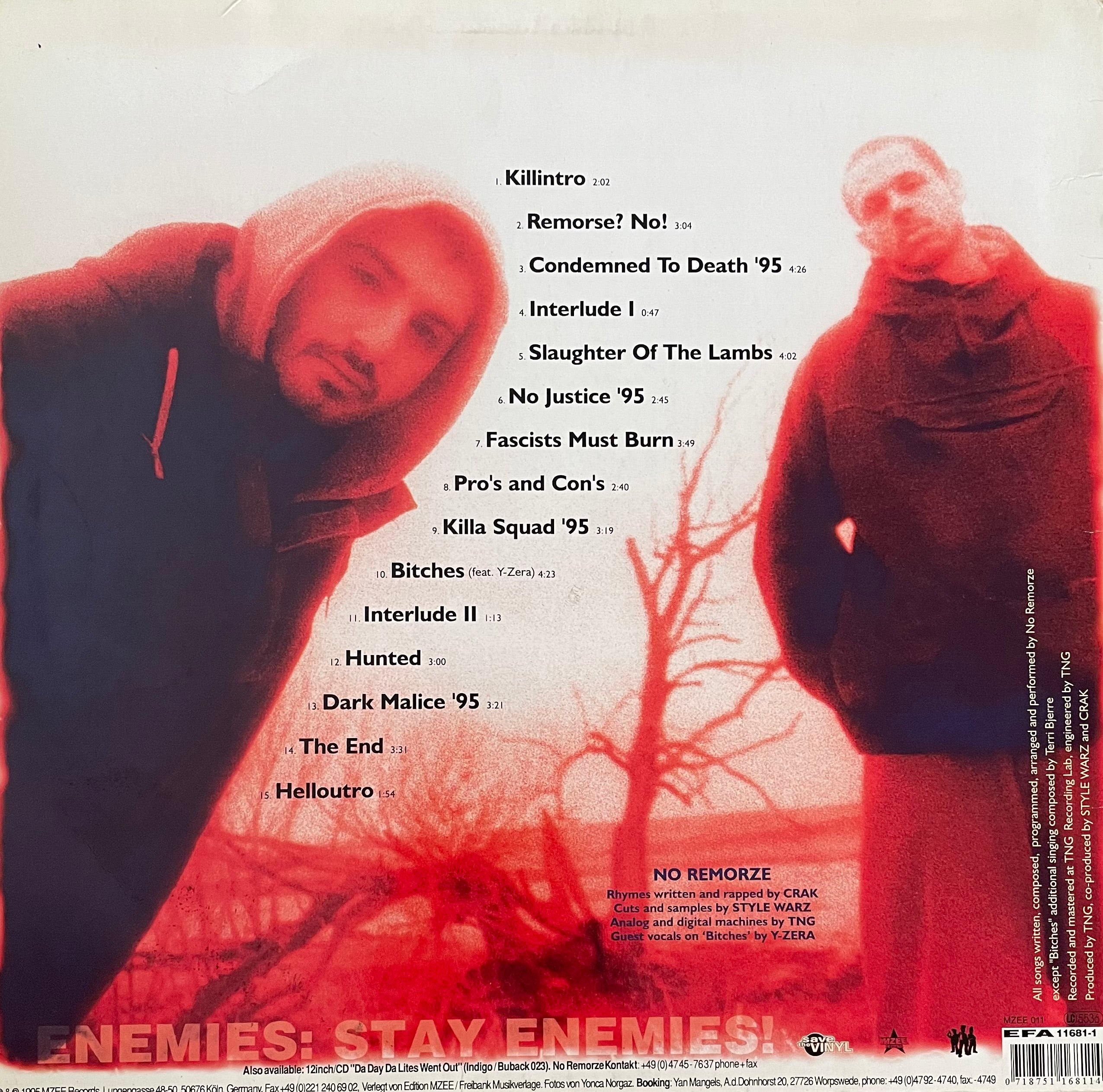 No Remorze – The End | Orig. GER 1995