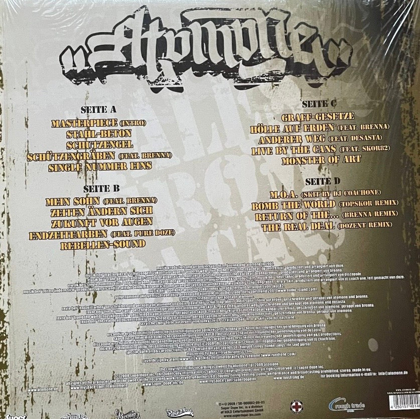 AtomOne – Masterpiece: Tales From Da Cans | Orig. GER 2008