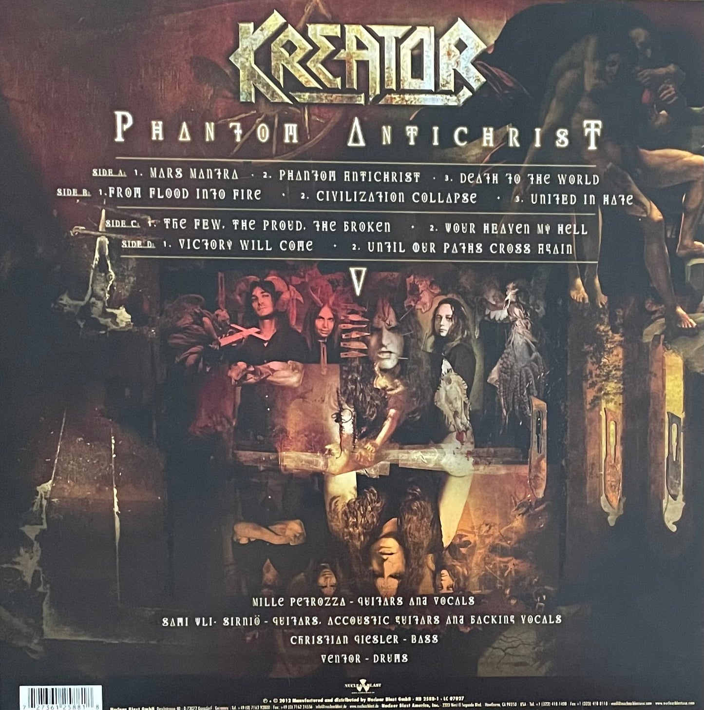 Kreator – Phantom Antichrist | Orig. EU 2012 | Limited Yellow Translucent Vinyl