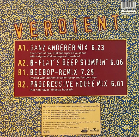 Grooveminister – Verdient | Orig. GER 1995