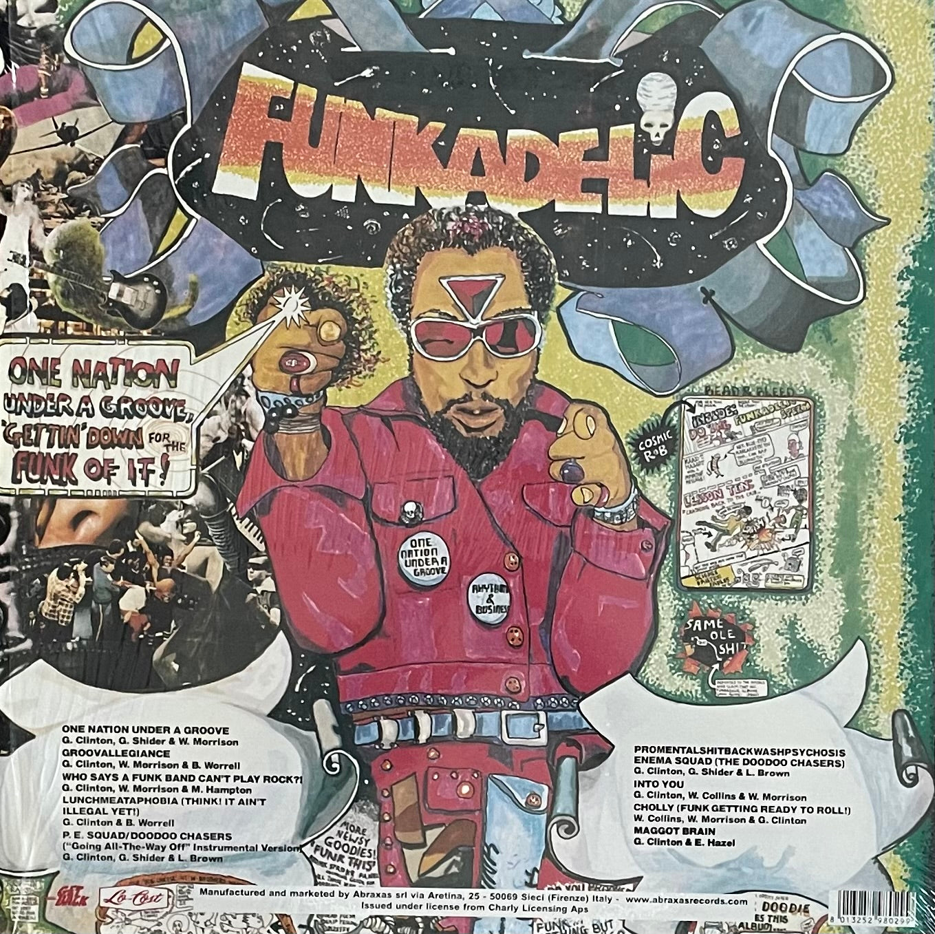 Funkadelic – One Nation Under A Groove | Reissue ITA 2005 | Red Translucent Vinyl