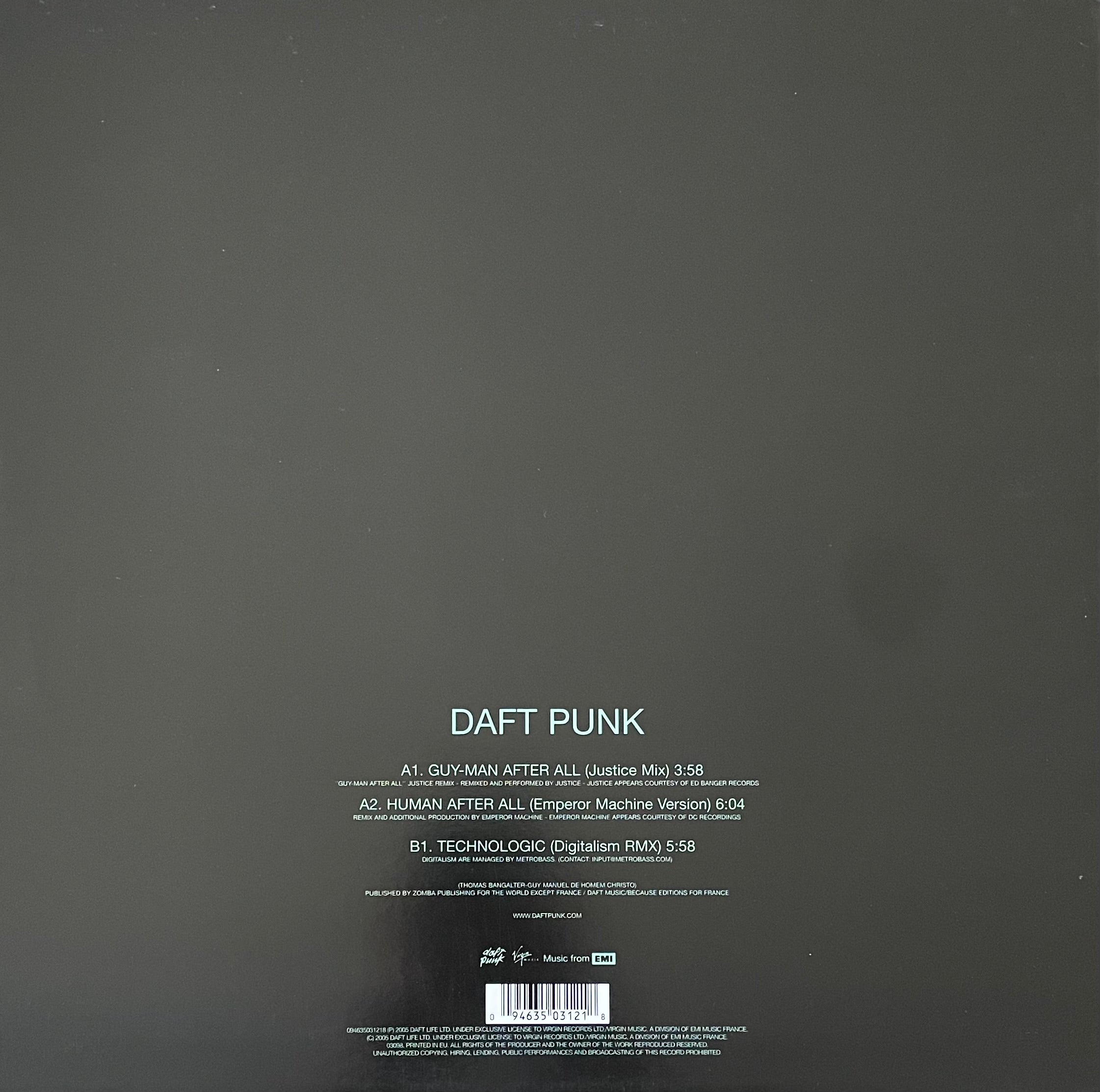 Daft Punk – Human After All (Unreleased Remixes) | Orig. FRA 2006