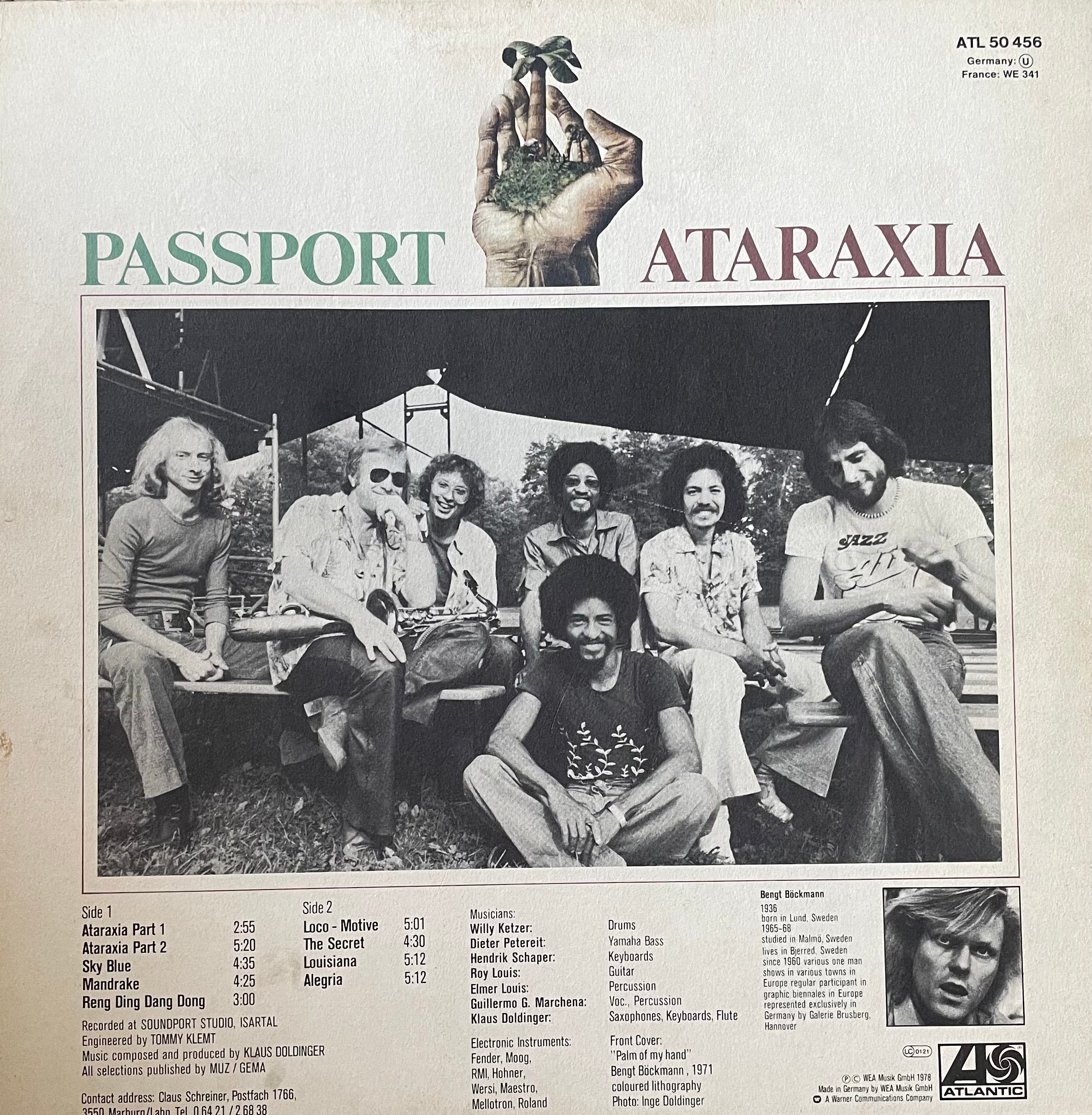 Passport – Ataraxia | Reissue GER | Unknown Year