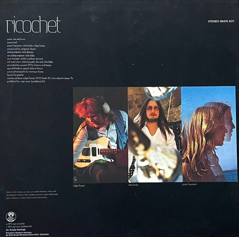 Tangerine Dream – Ricochet | Repress GER 1976