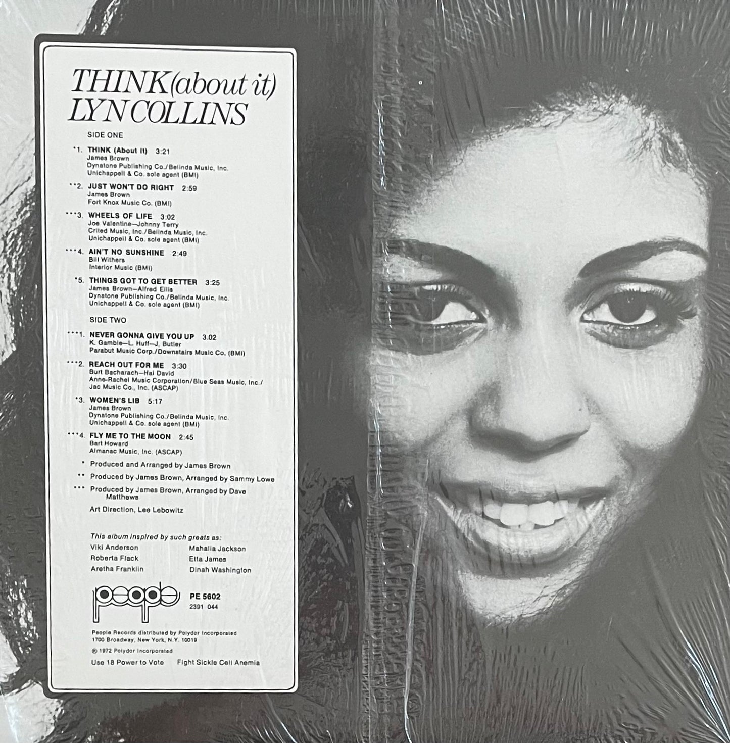 Lyn Collins – Think (About It) | US Reissue | Unknown Year | Limited 180 gr. Vinyl