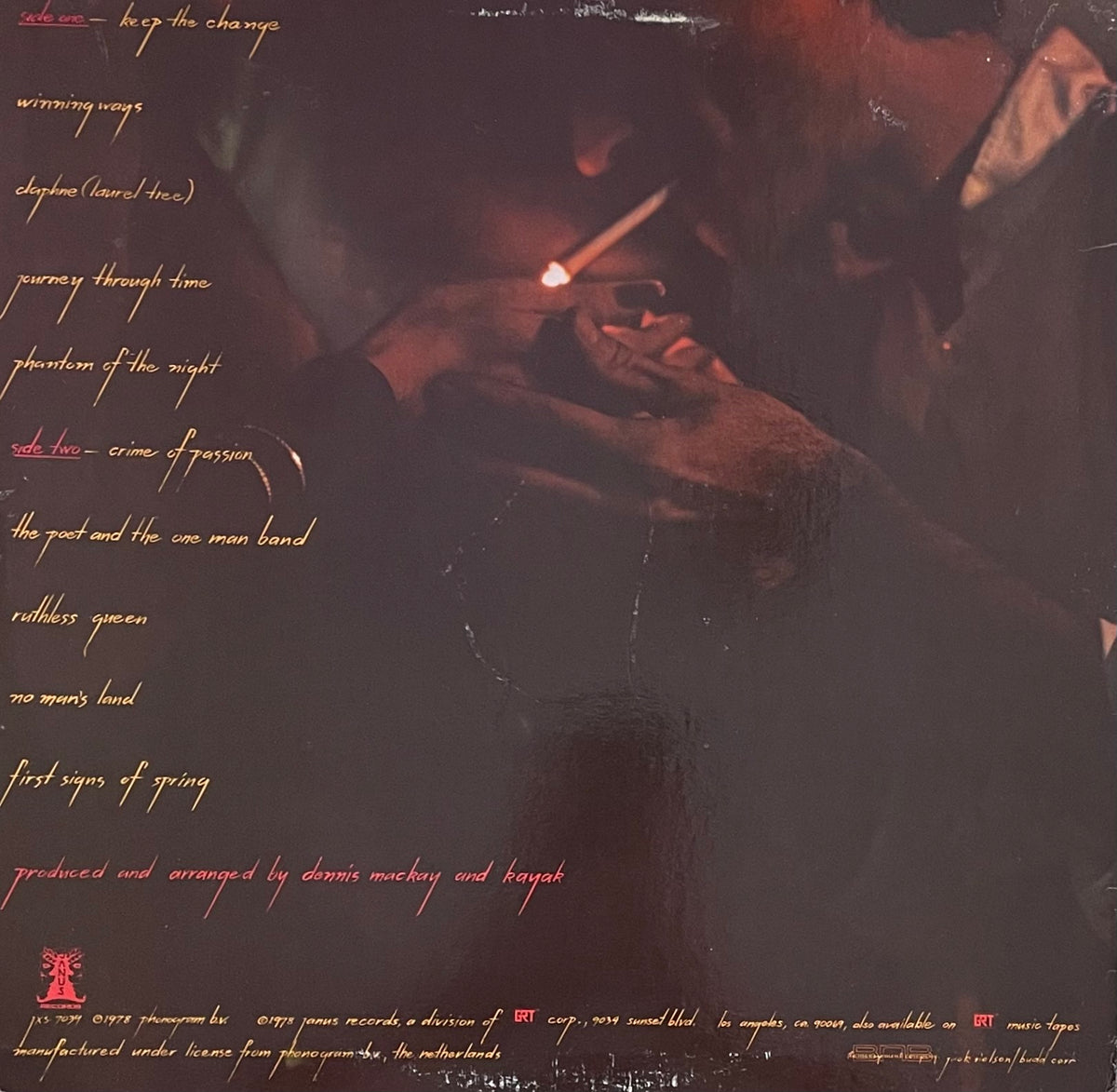 Kayak – Phantom Of The Night | Orig. US 1979