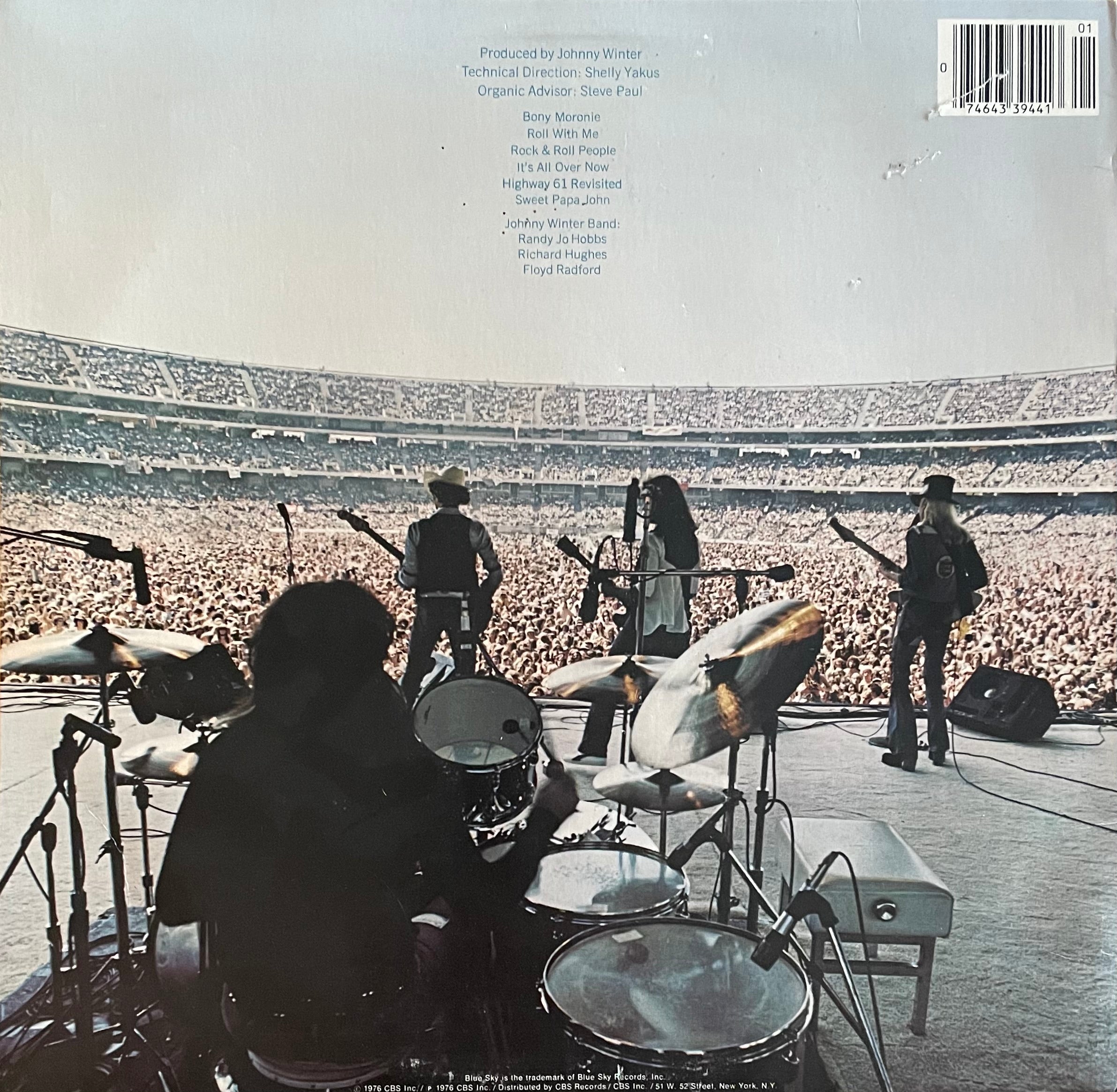 Johnny Winter – Captured Live! | Orig. US 1976 | Blue Label