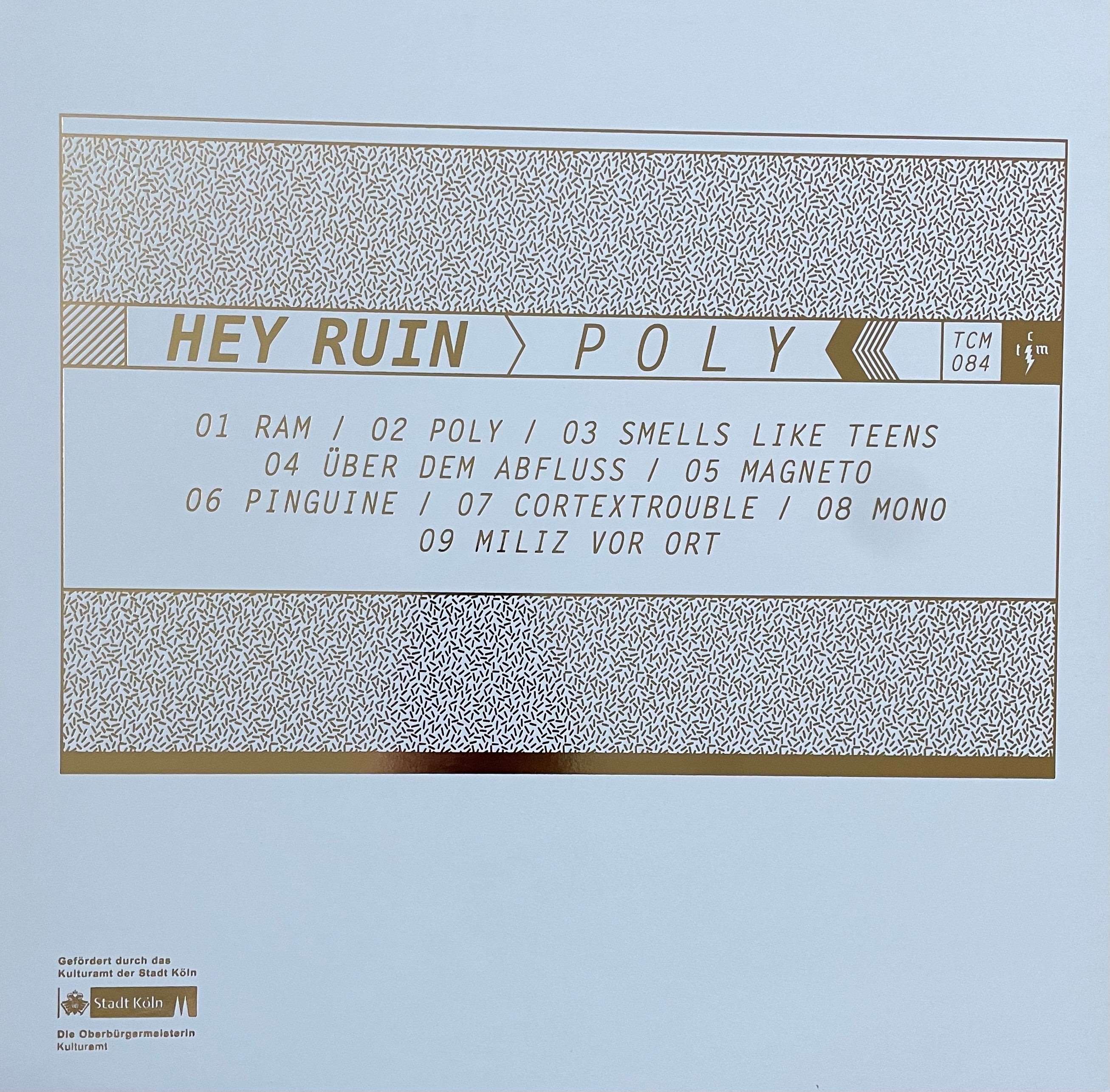 Hey Ruin – Poly | Orig. GER 2017 | White Vinyl