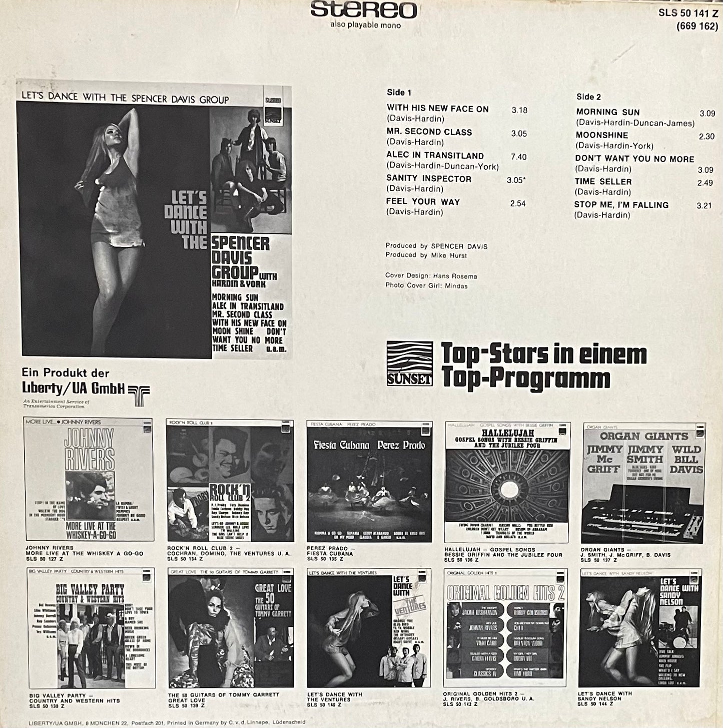 The Spencer Davis Group With Hardin & York – Let's Dance With The Spencer Davis Group | Reissue GER | Unknown Year