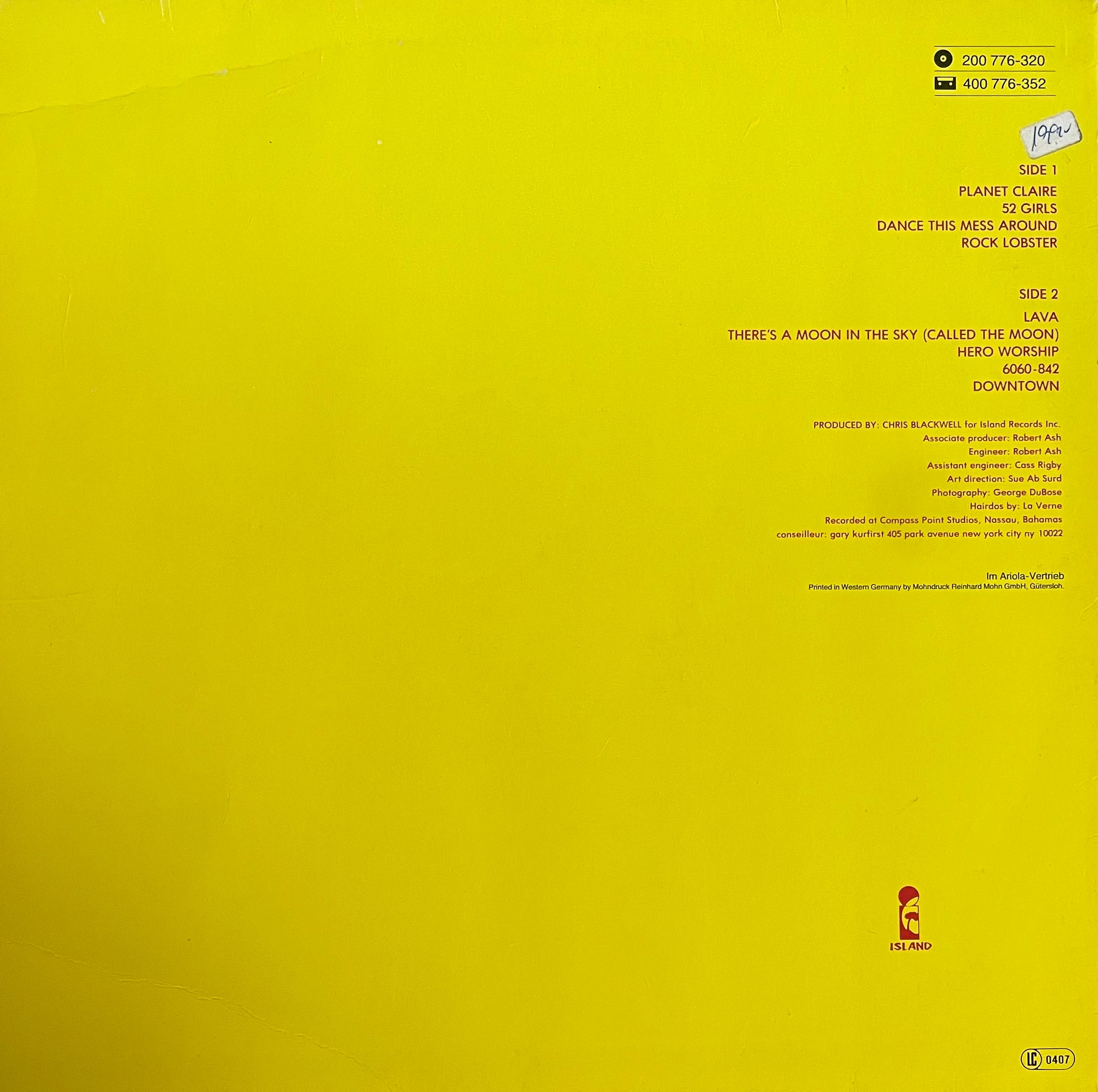 The B-52's – Play Loud | Repress GER 1981