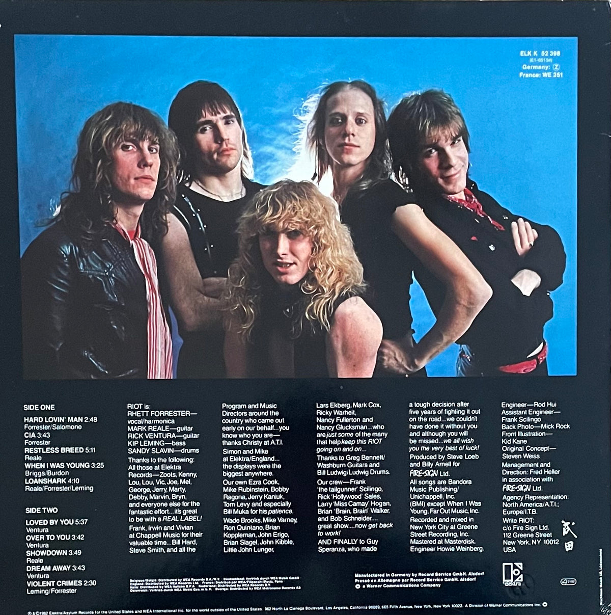 Riot – Restless Breed | Orig. EU 1982