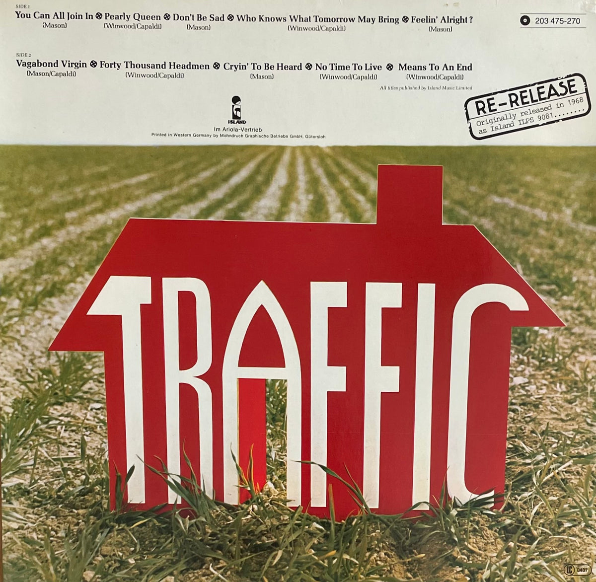 Traffic – Traffic | Reissue GER 1981