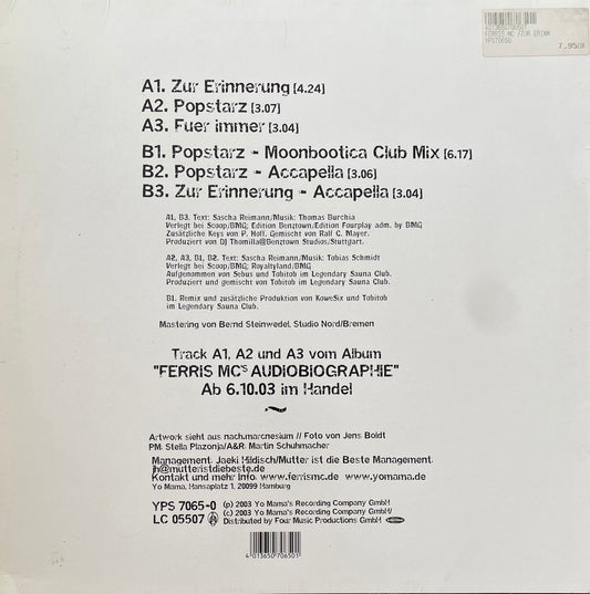 Ferris MC – Zur Erinnerung | Orig. GER 2003