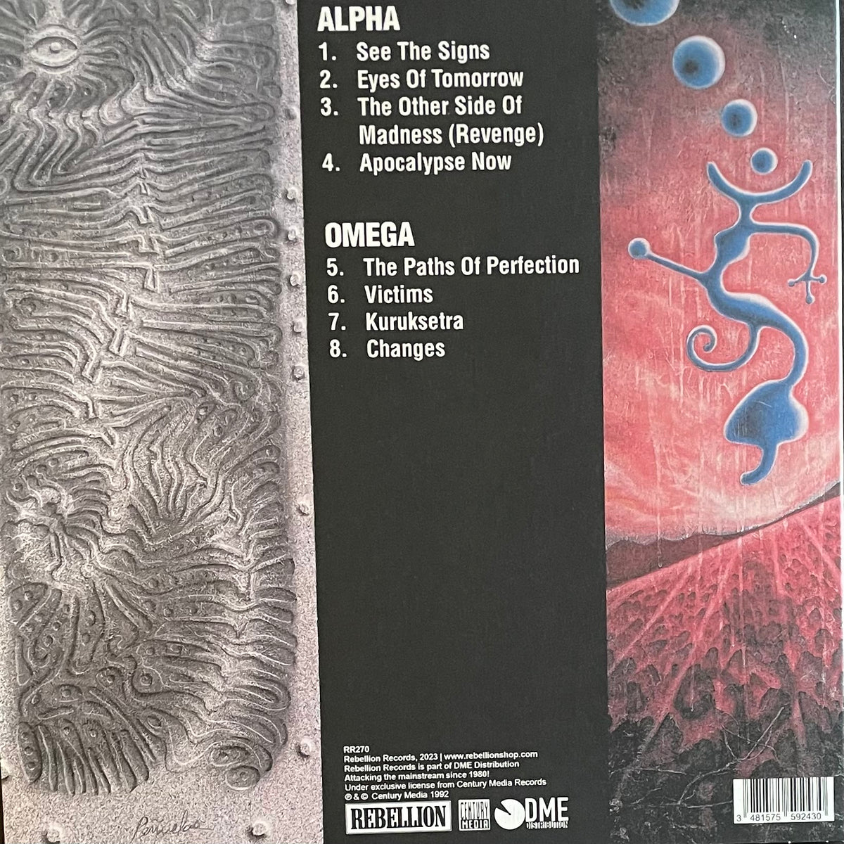 Cro-Mags – Alpha Omega | Repress EU 2023 | Clear With Red and Black Splatter