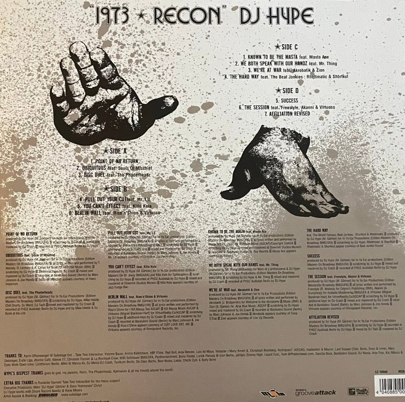 DJ Hype – 1973 Recon | Repress GER | Unknown Year