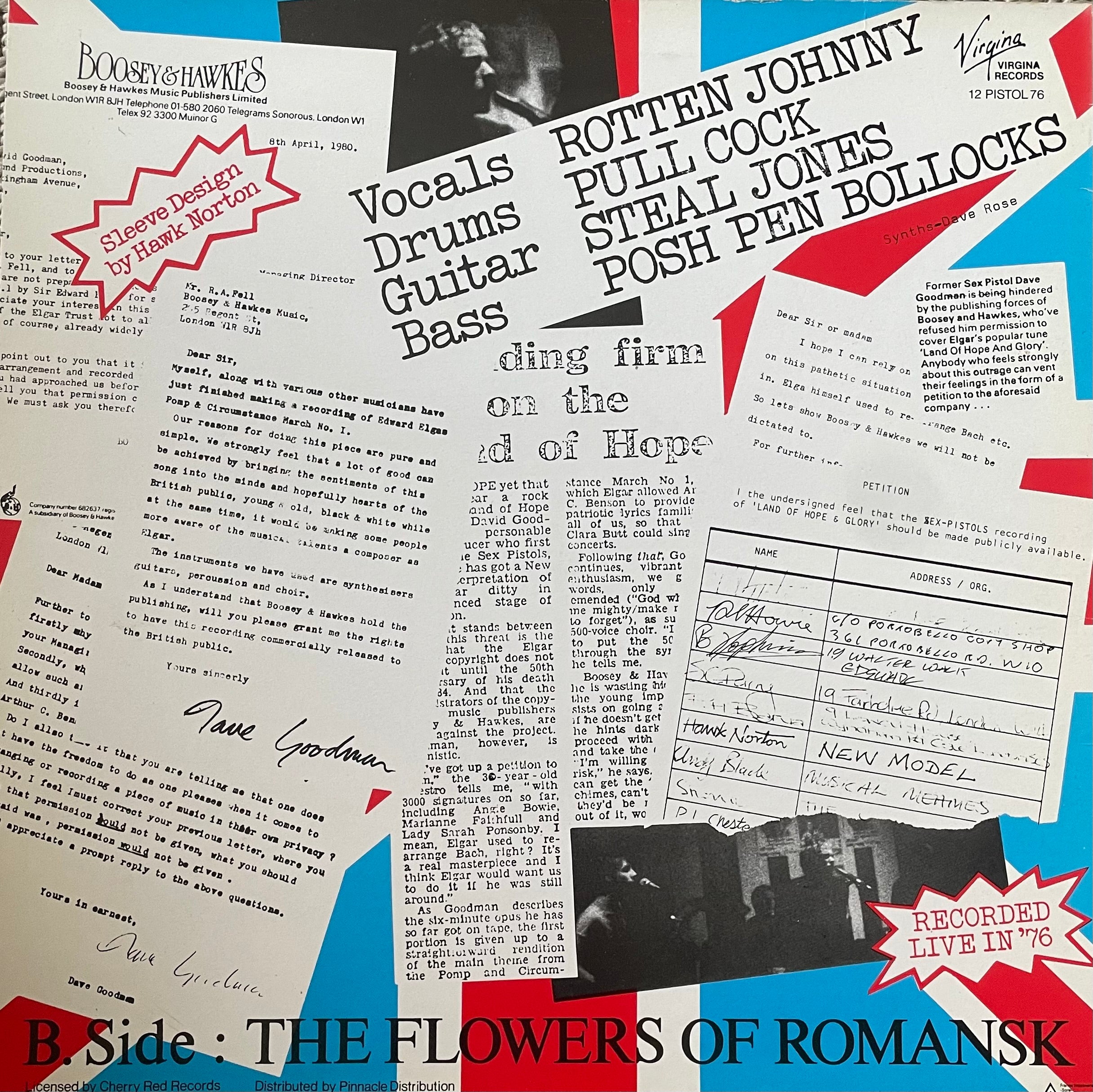 The Ex Pistols – Land Of Hope & Glory | Orig. UK 1984