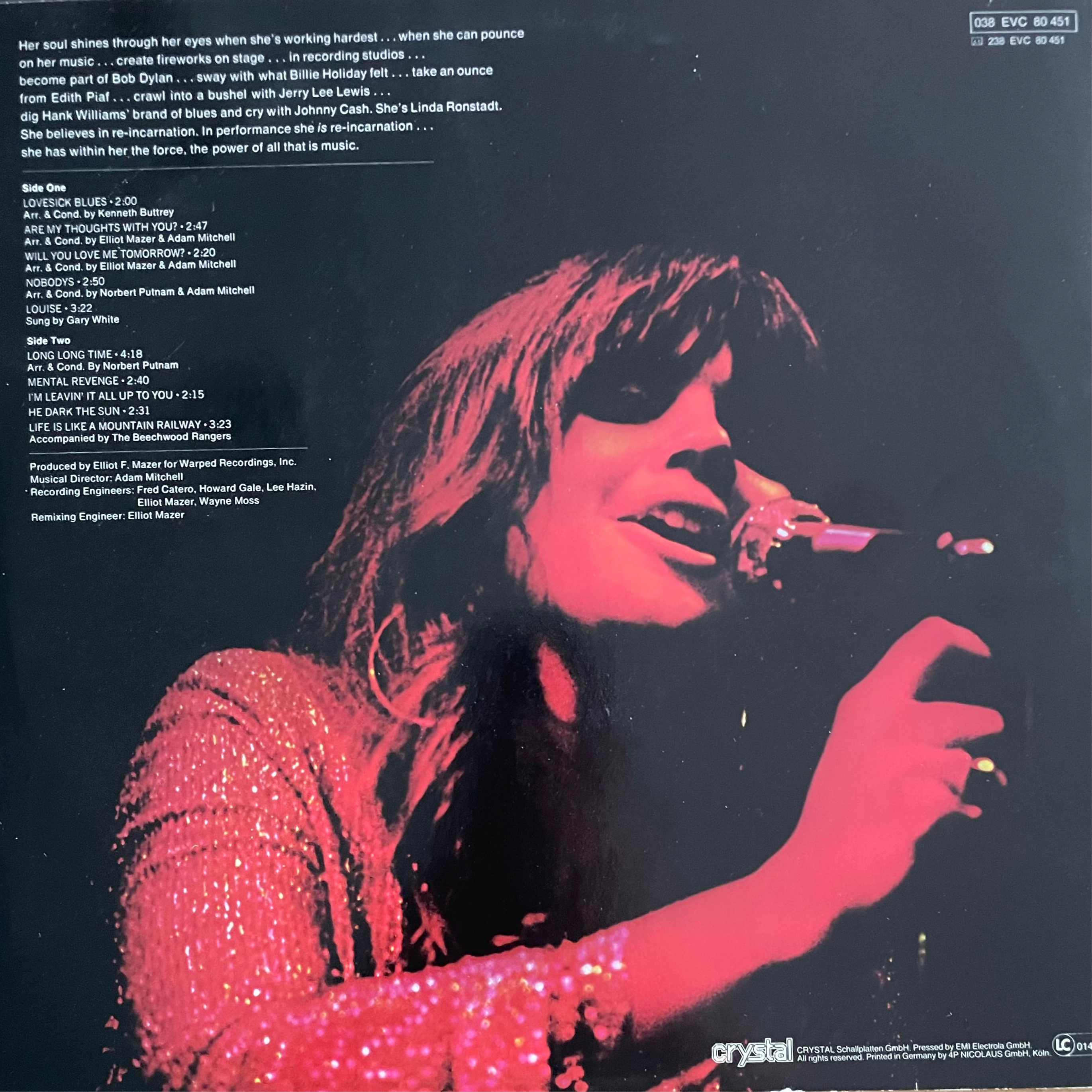 Linda Ronstadt – Silk Purse | Reissue GER