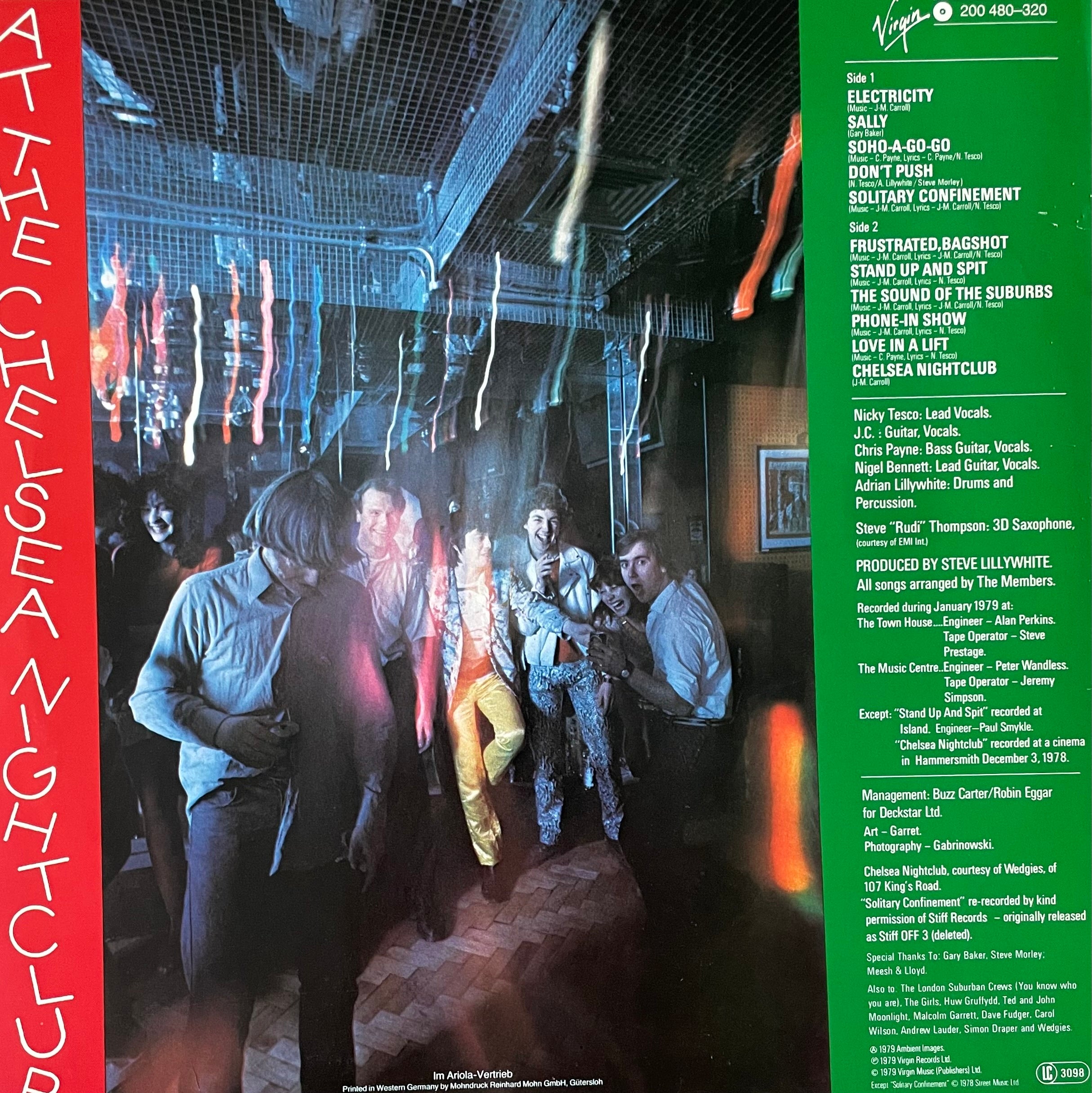 The Members – At The Chelsea Nightclub | Orig. GER 1979