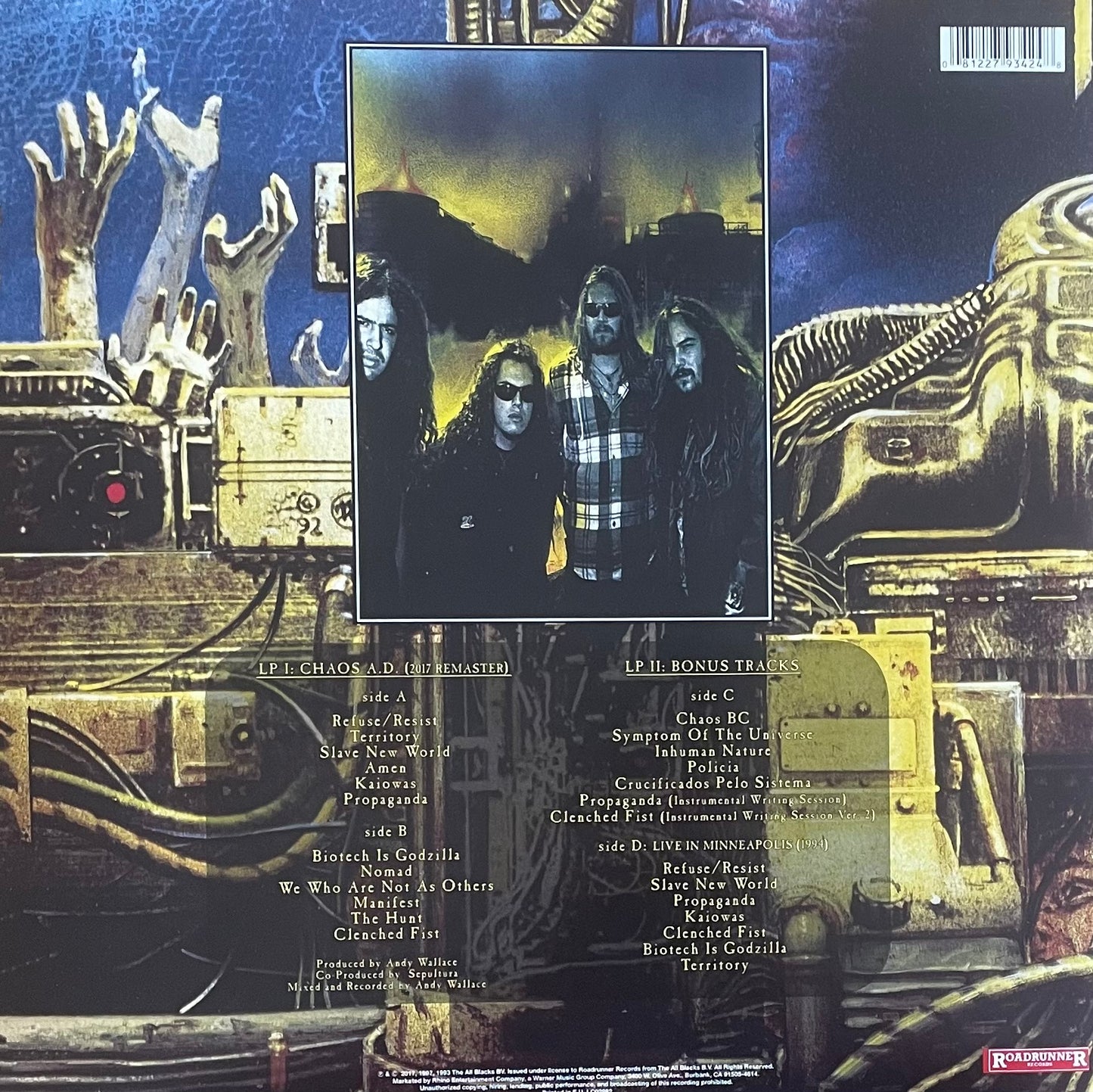Sepultura – Chaos A.D. | Repress EU 2021 | Expanded Edition