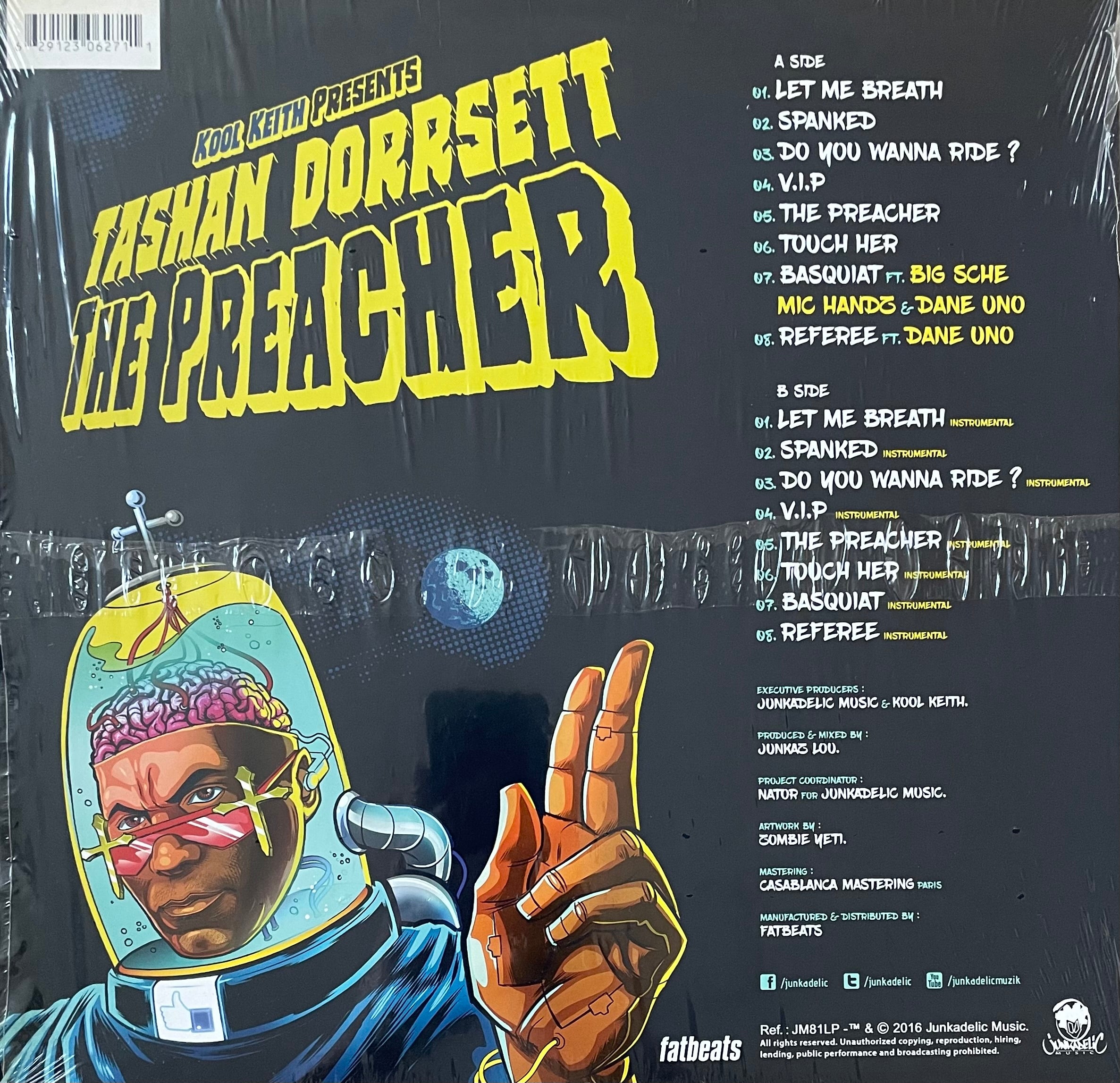 Kool Keith Presents Tashan Dorrsett – The Preacher | Orig. US 2016 | Red Translucent Vinyl