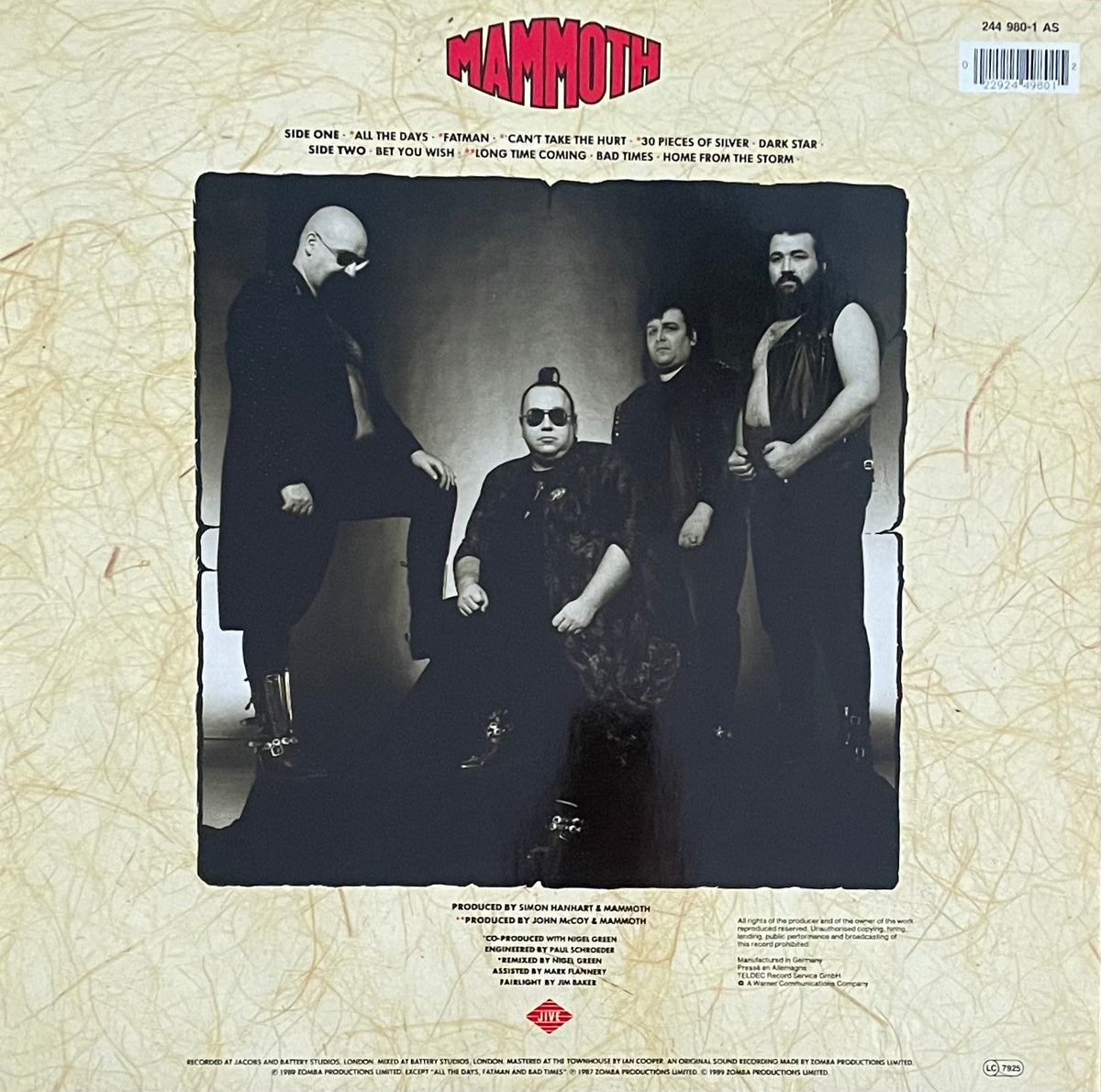 Mammoth – Mammoth | Orig. GER 1989