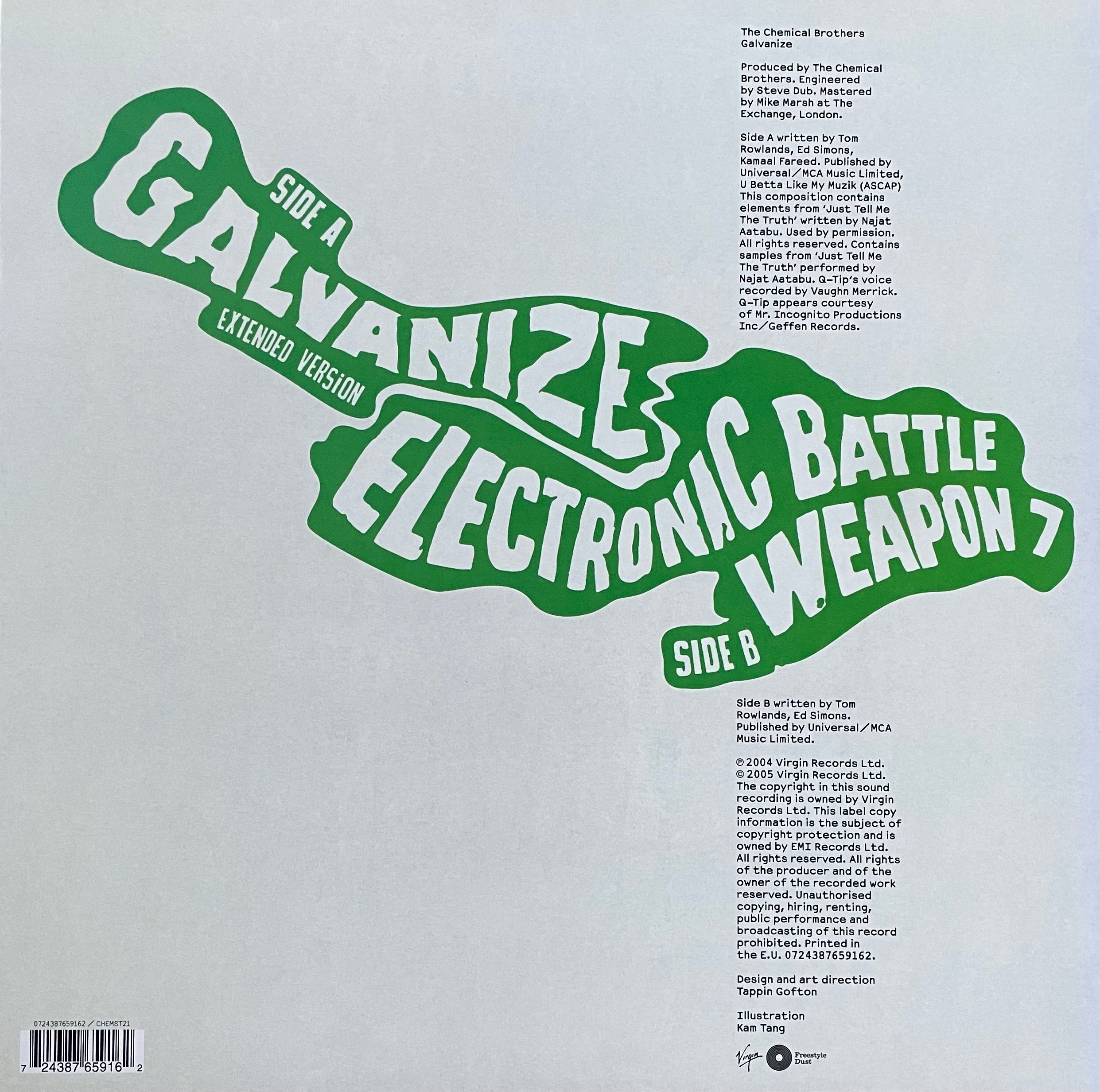 The Chemical Brothers – Galvanize | Orig. UK&EU 2005