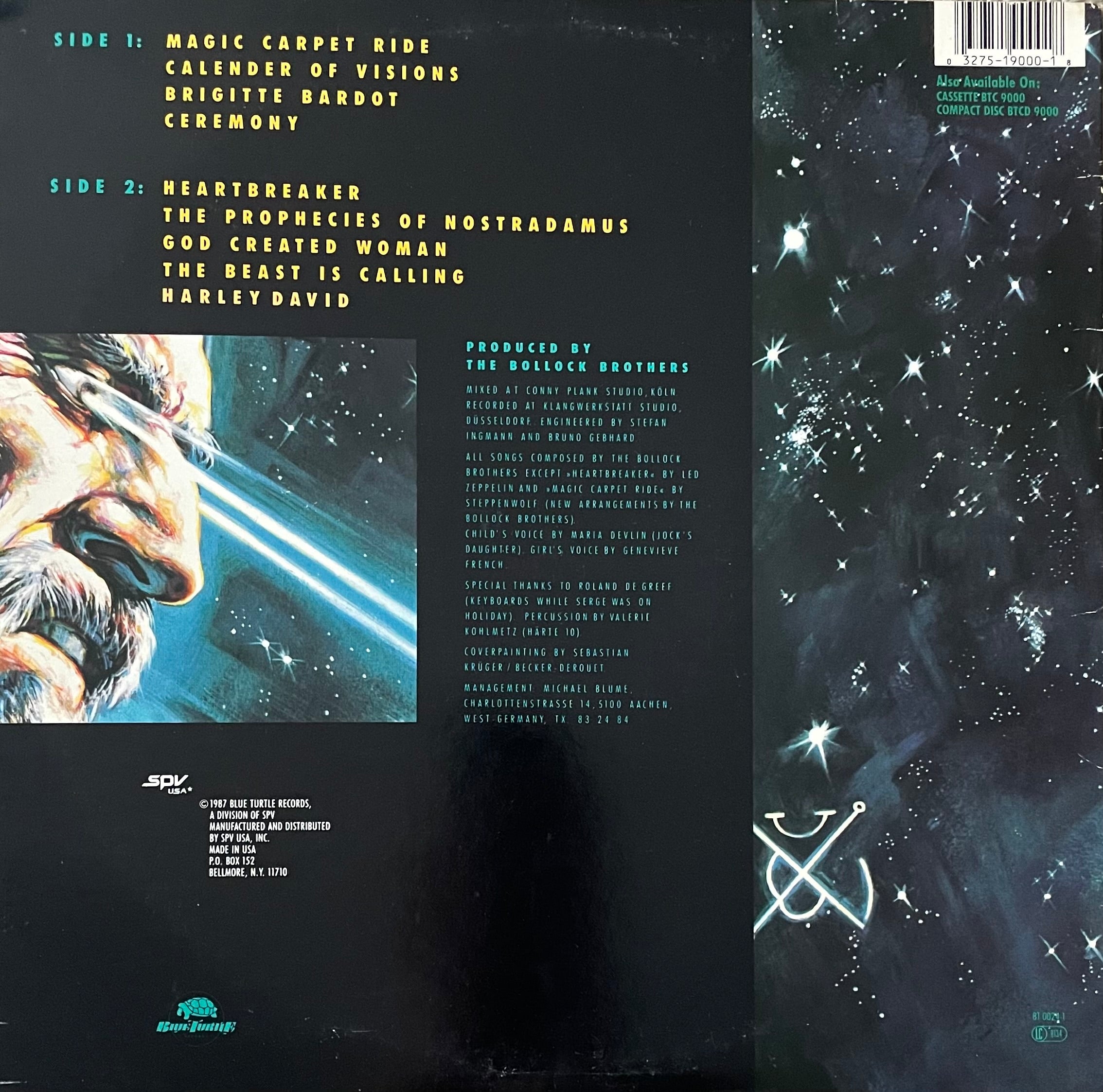 The Bollock Brothers – The Prophecies Of Nostradamus | Orig. US 1987