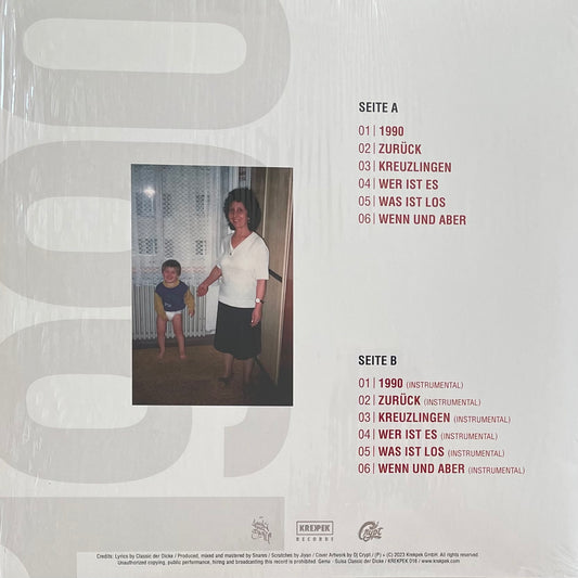 Classic Der Dicke & Snares – 1990 | Orig. GER 2024 | Limited to 500
