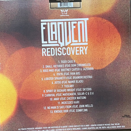 Elaquent – Rediscovery | Orig. US 2024 | Pumpkin Squash Edition