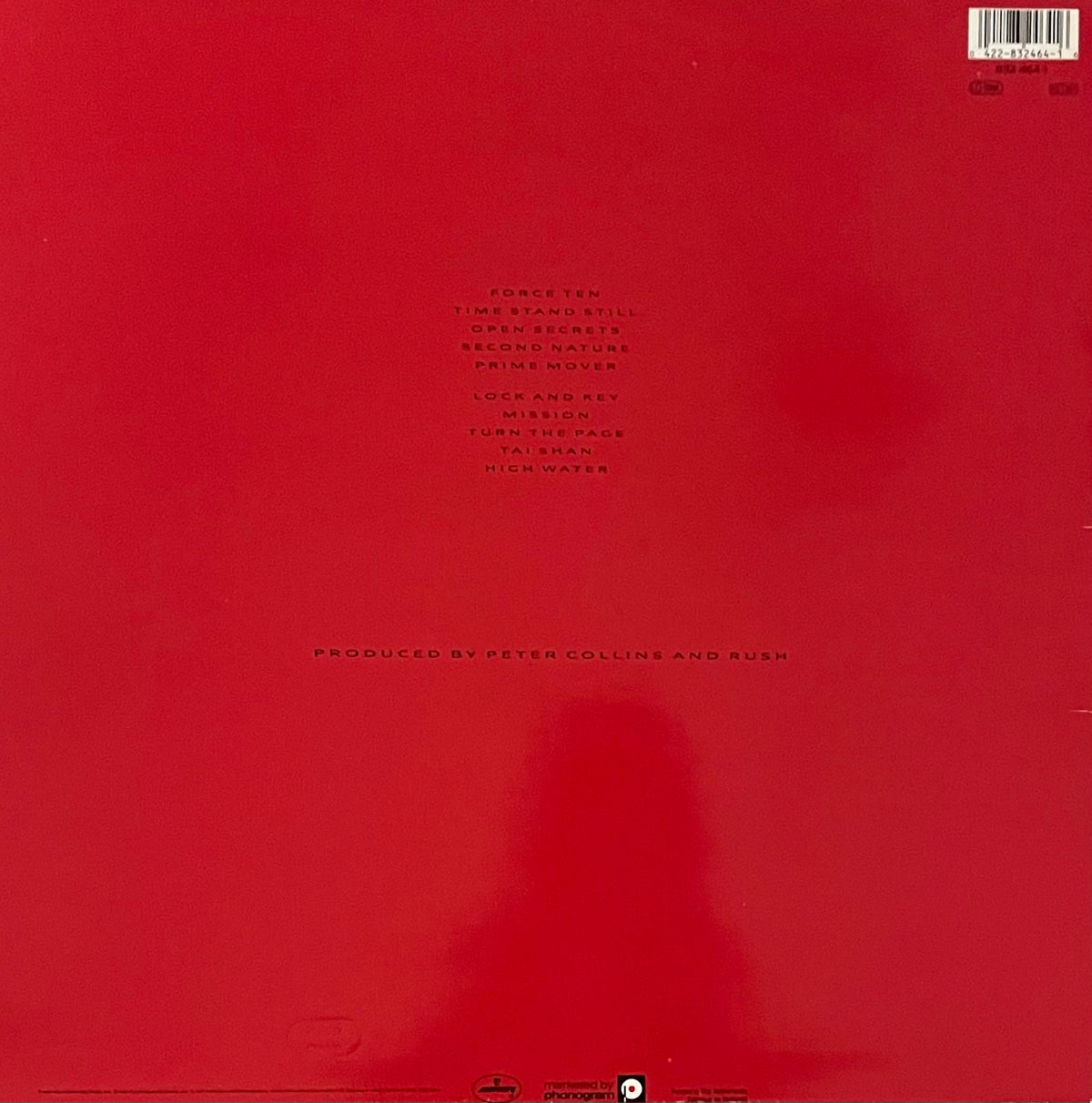 Rush – Hold Your Fire | Orig. EU 1987