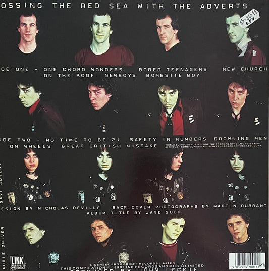 The Adverts – Crossing The Red Sea With The Adverts | Reissue UK 1990 | Limited Clear Vinyl
