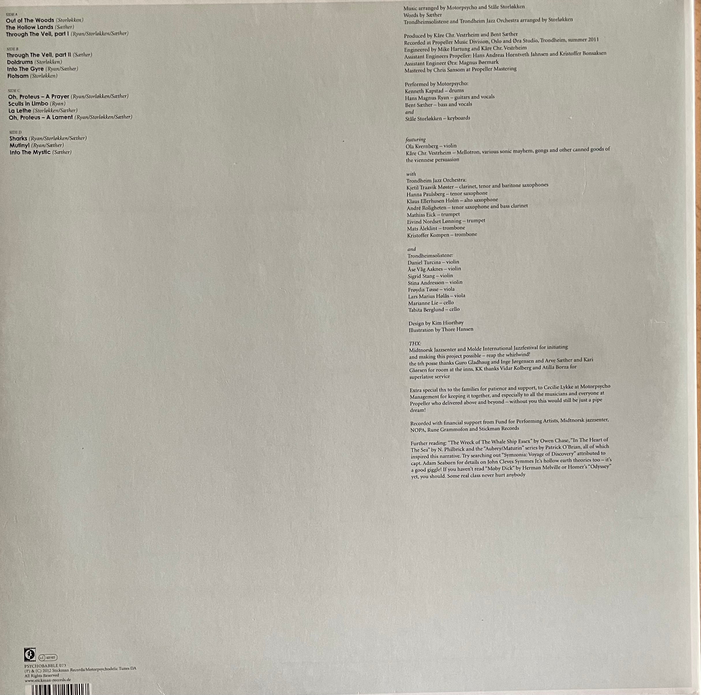 Motorpsycho And Ståle Storløkken Featuring Ola Kvernberg, Trondheimsolistene And Trondheim Jazz Orchestra – The Death Defying Unicorn | Orig. GER 2012