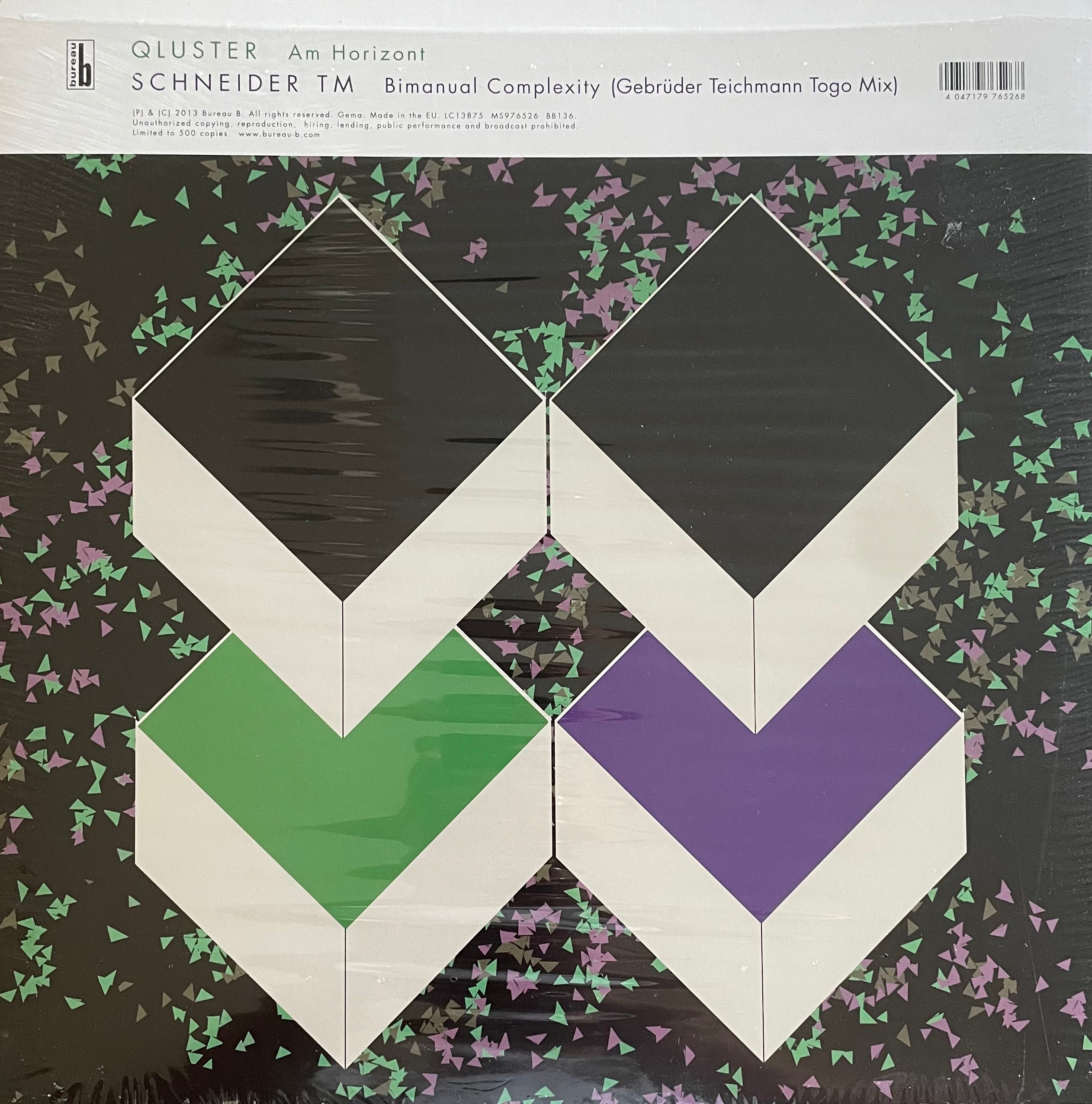 Qluster / Schneider TM – Am Horizont / Bimanual Complexity (Gebrüder Teichmann Togo Mix | Orig. GER 2014