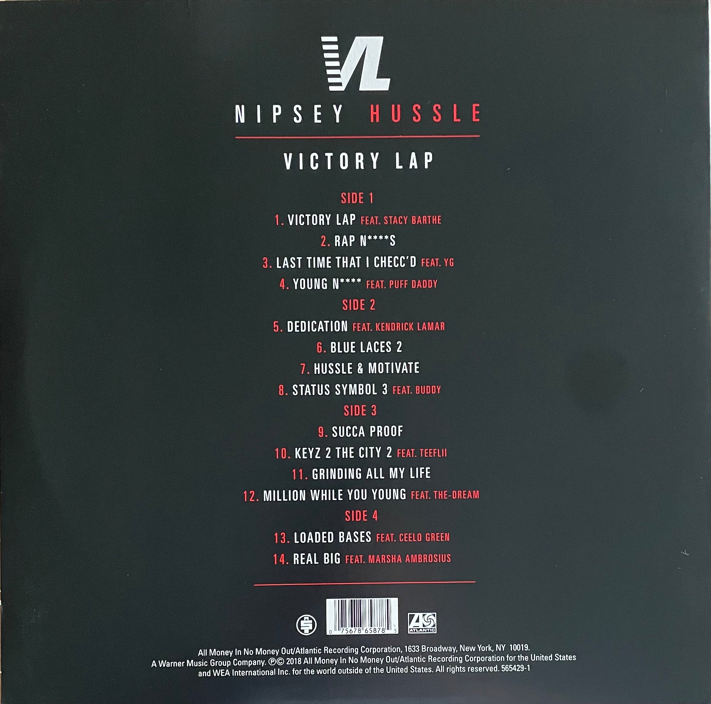 Nipsey Hussle – Victory Lap | Orig. US 2018
