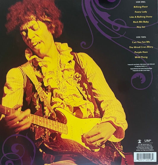 The Jimi Hendrix Experience – Live At Monterey | Reissue US 2007