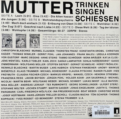 Mutter – Trinken Singen Schiessen | Orig. GER 2010 | inkl. Autogramm Karte