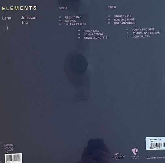 Lena Jonsson Trio – Elements | Orig. EU 2023