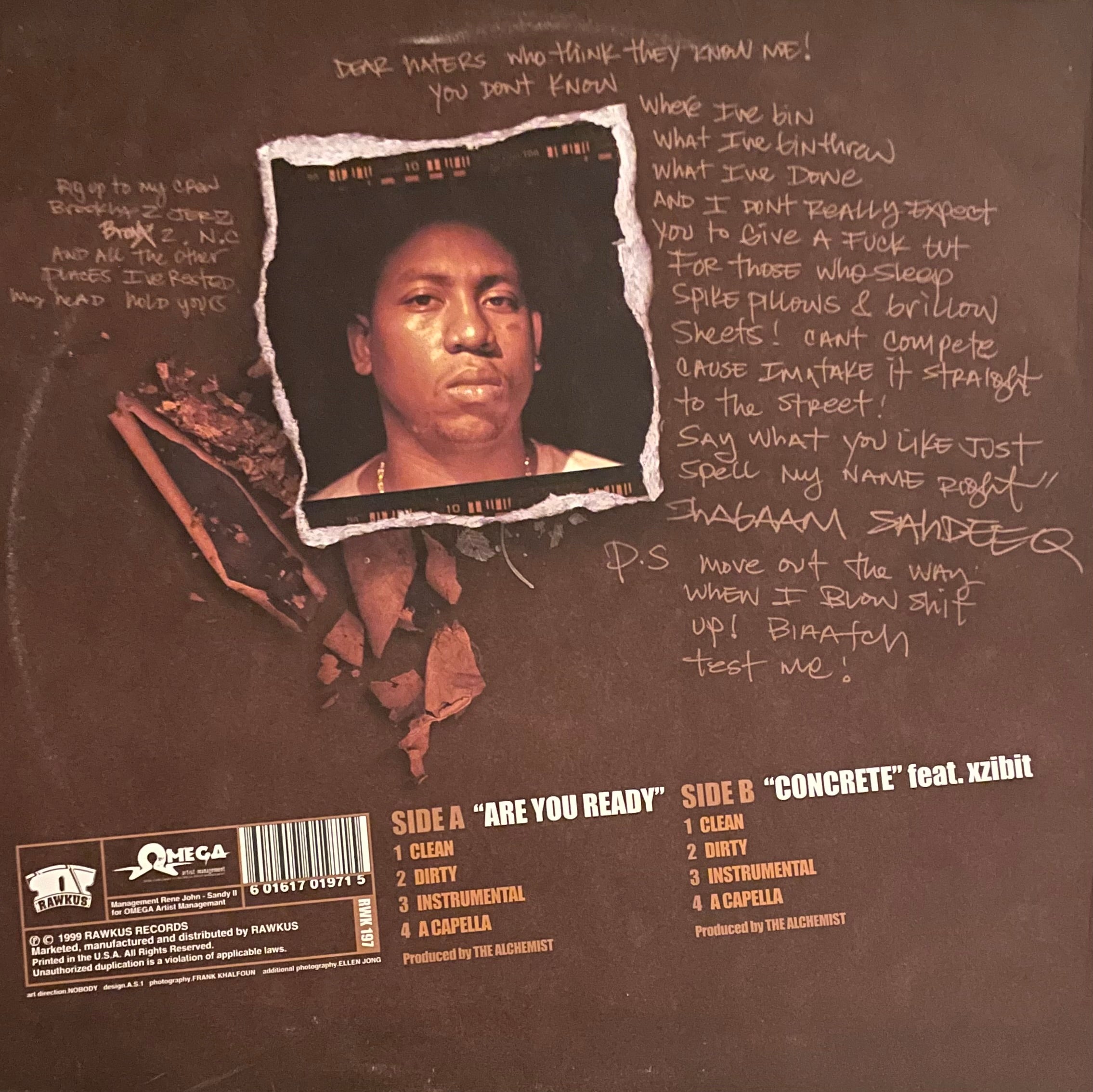 Shabaam Sahdeeq – Are You Ready / Concrete | Orig. US 1999