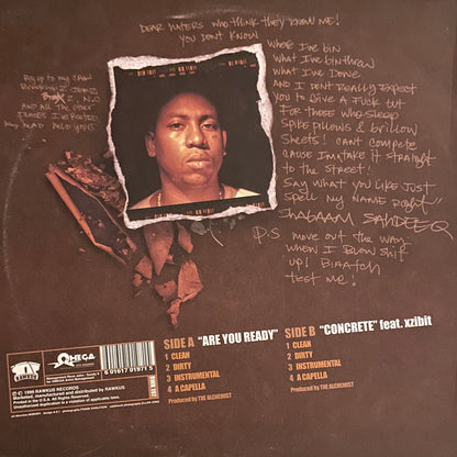 Shabaam Sahdeeq – Are You Ready / Concrete | Orig. US 1999