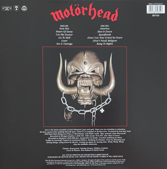 Motörhead – Iron Fist | Reissue Worldwide 2022 | Limited Blue Black Swirl Vinyl