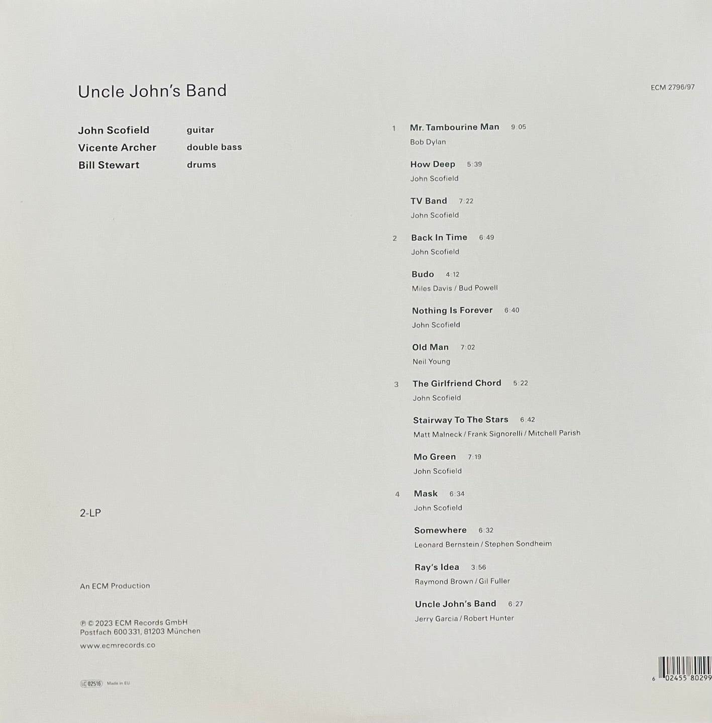 John Scofield – Uncle John's Band | Orig. EU 2023