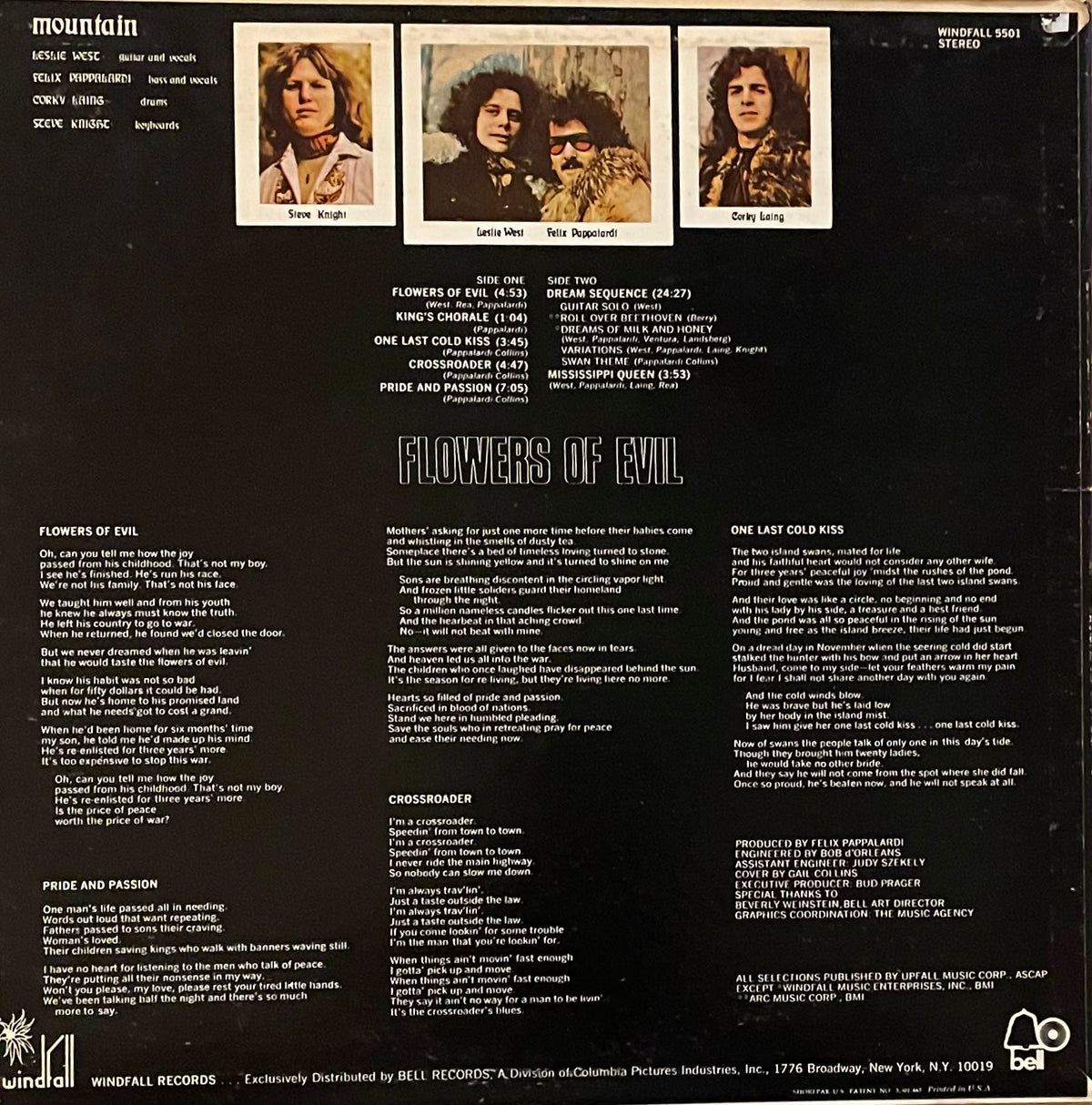 Mountain – Flowers Of Evil | Orig. US 1971