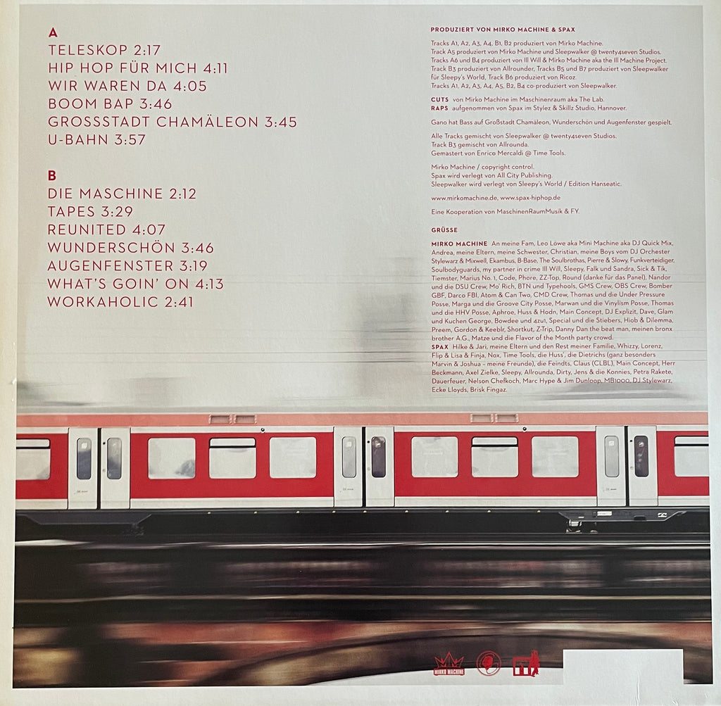 Die Profis AKA DJ Mirko Machine & Spax – Zeiten Ändern Dich Nicht Immer | Repress GER 2012