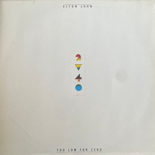 Elton John – Too Low For Zero | Orig. GER 1983